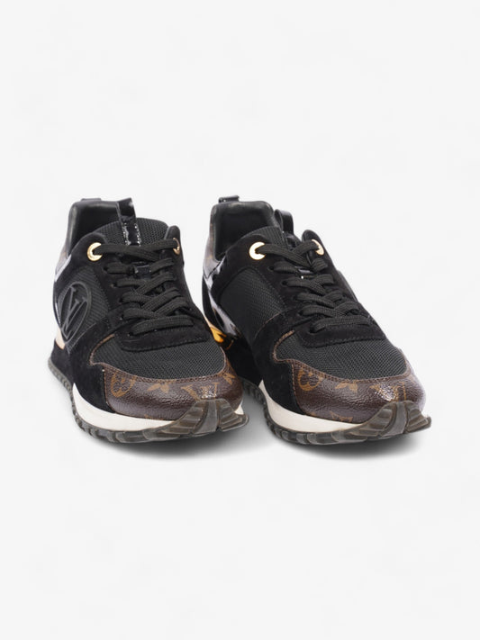 Louis Vuitton Run Away Black / Monogram Suede EU 37.5 UK 4.5