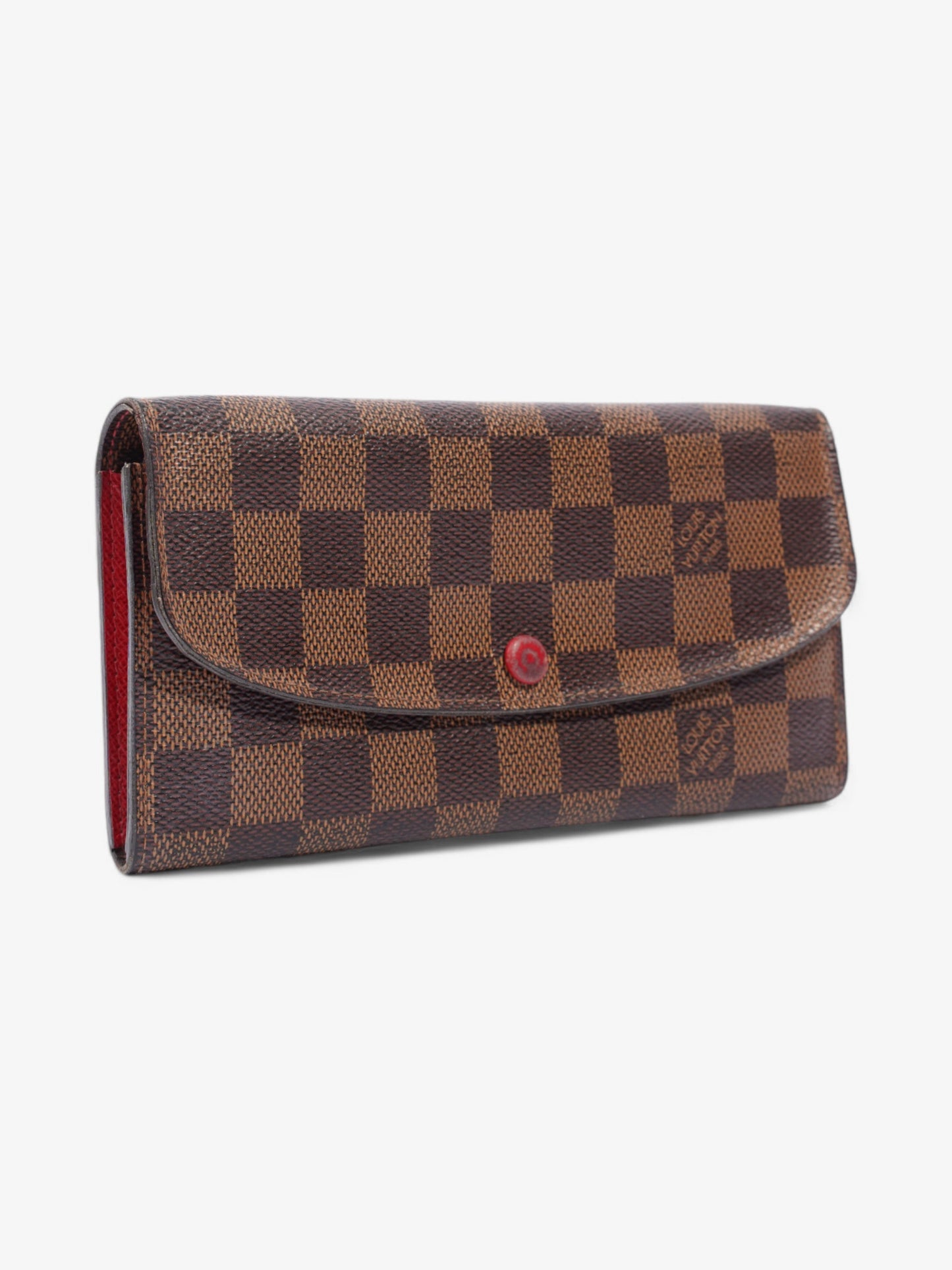 Louis Vuitton Emilie Wallet Damier Ebene Coated Canvas