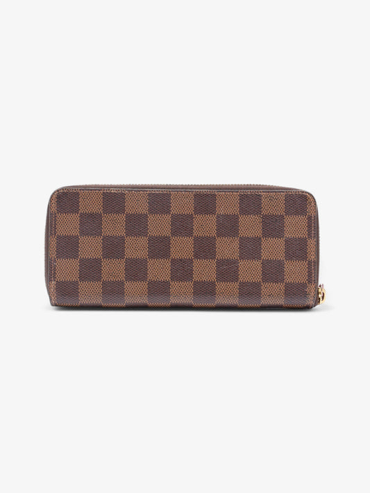 Louis Vuitton Clemence Wallet Damier Ebene Coated Canvas