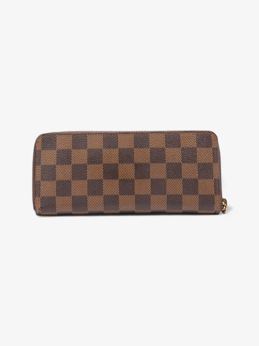 Louis Vuitton Clemence Wallet Damier Ebene Coated Canvas