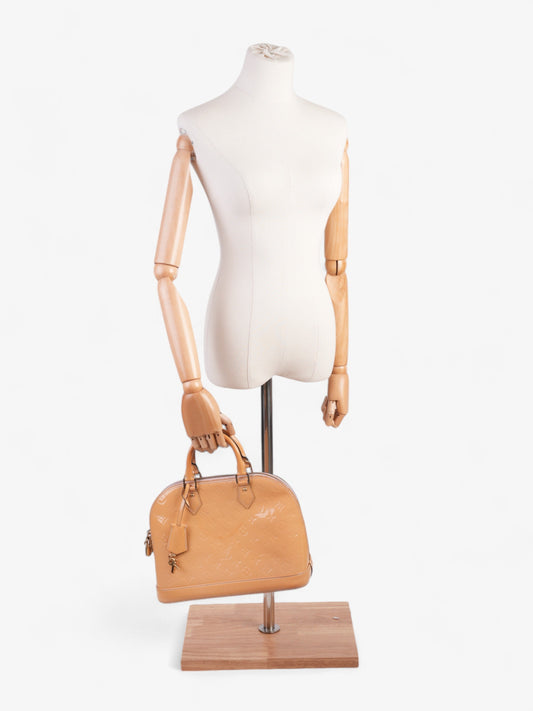 Louis Vuitton Alma Monogram Vernis / Yellow Vernis Leather PM