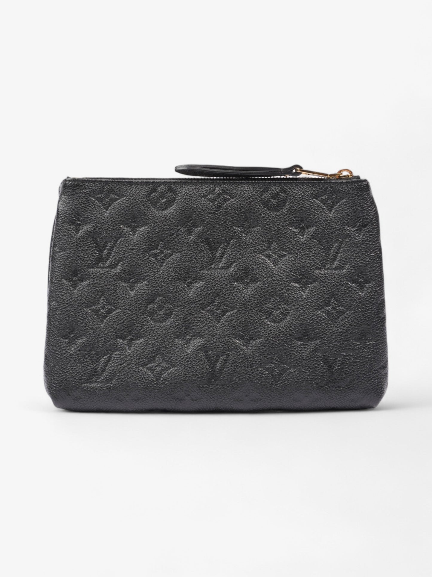 Louis Vuitton Twice Pouch Black Empreinte Leather