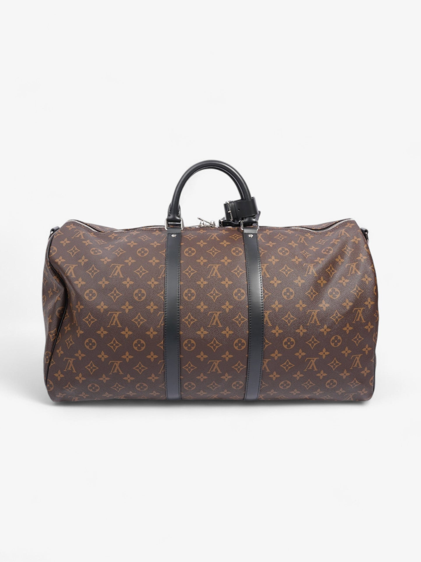 Louis Vuitton Kepall Monogram / Black Coated Canvas 55