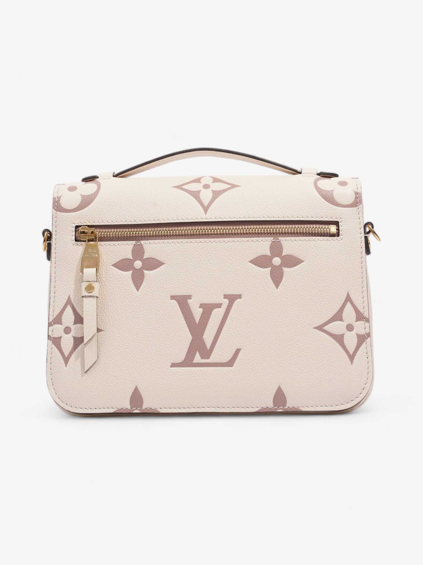 Louis Vuitton Pochette Metis Creme / Bois De Rose Empreinte Leather