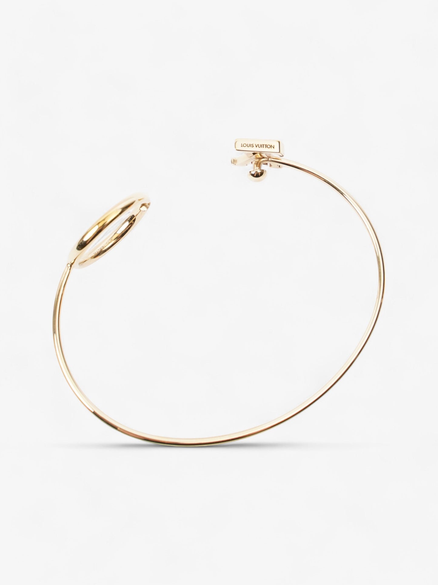 Louis Vuitton Eclipse Bangle Gold Base Metal Small