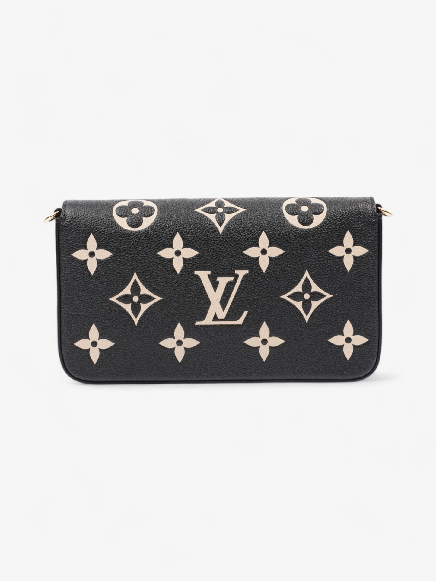 Louis Vuitton Pochette Felicie Black / Ivory Empreinte Leather