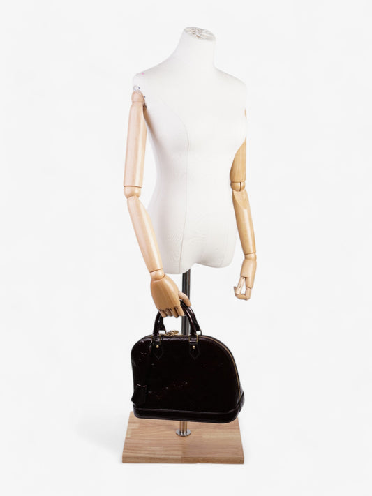 Louis Vuitton Alma Monogram Vernis / Amarante Vernis Leather PM