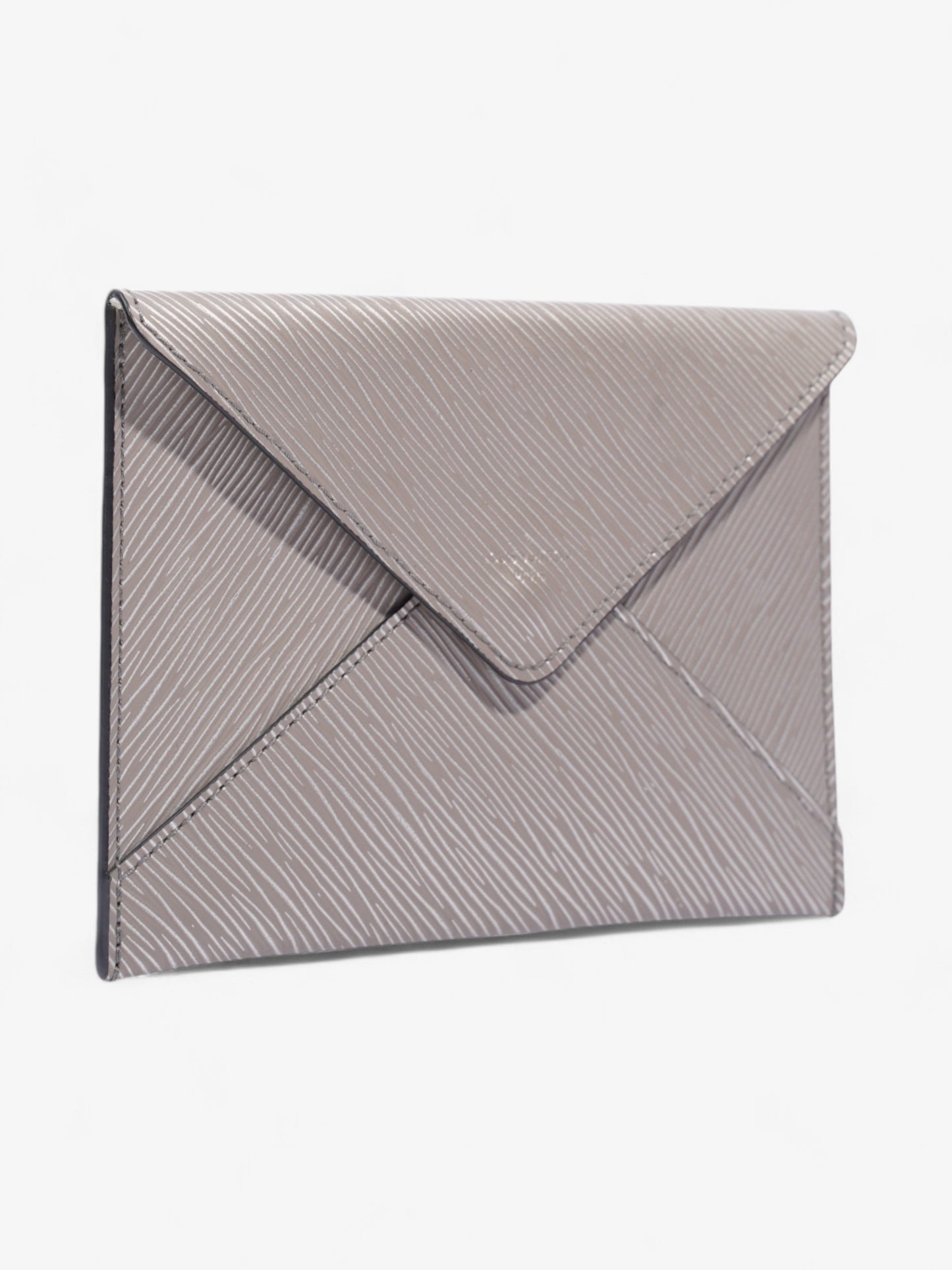 Louis Vuitton Epi Leather Invitation Envelope Clutch Grey Epi Leather