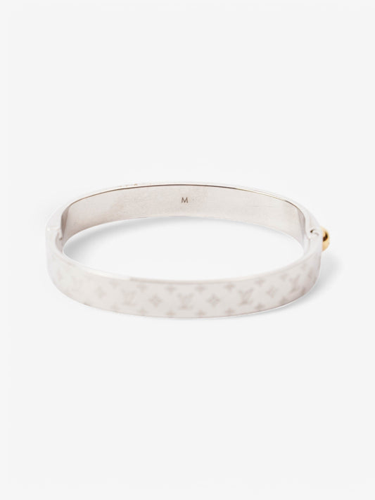 Louis Vuitton Nanogram Cuff Silver Base Metal M