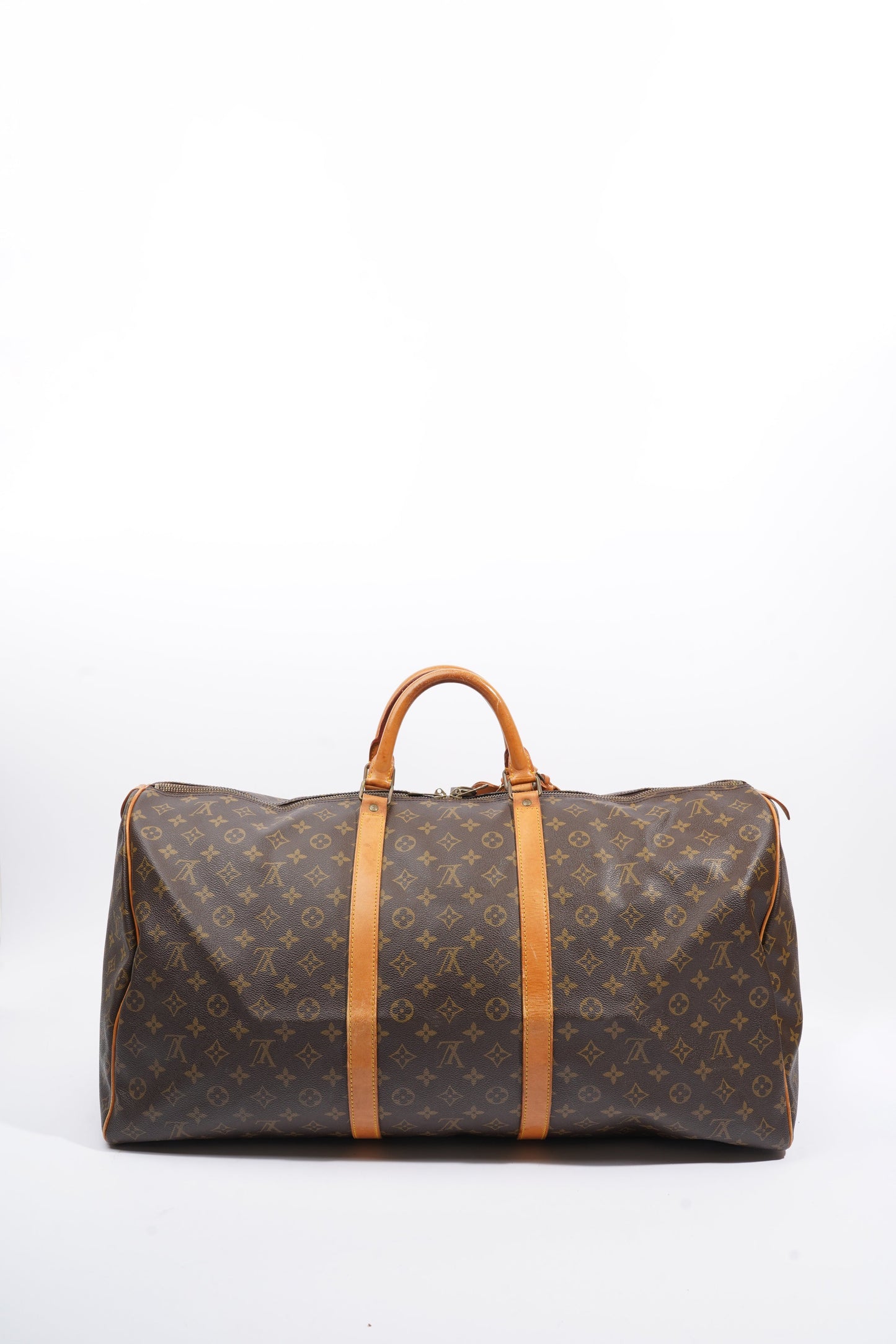 Louis Vuitton Keepall Brown / Monogram Coated Canvas 60