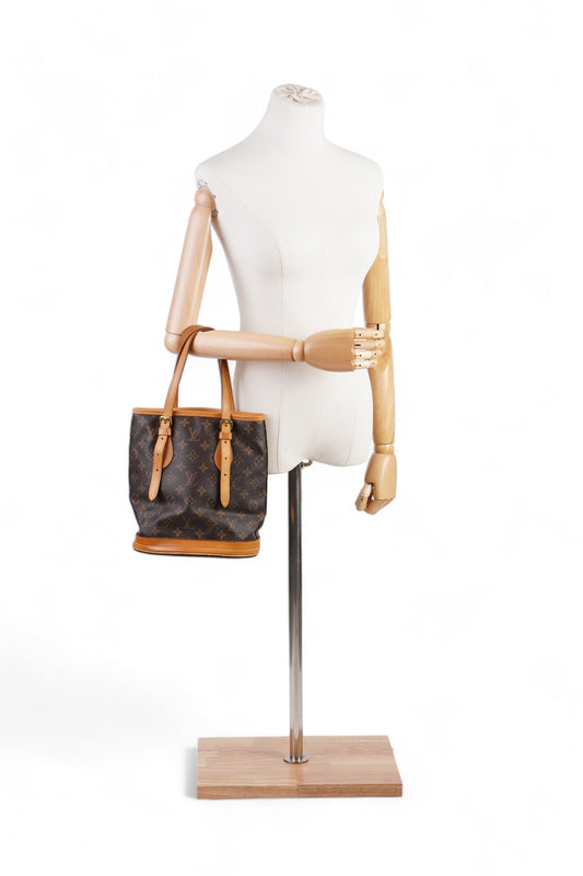 Louis Vuitton Bucket Monogram Coated Canvas PM