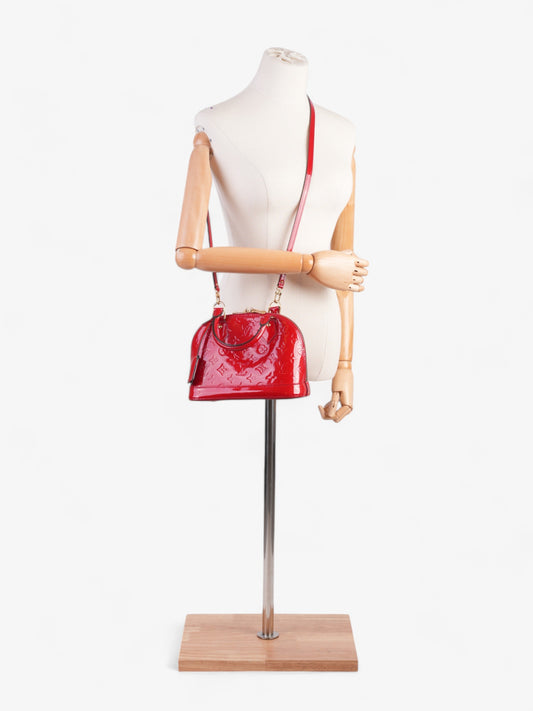 Louis Vuitton Alma Red Vernis Leather BB