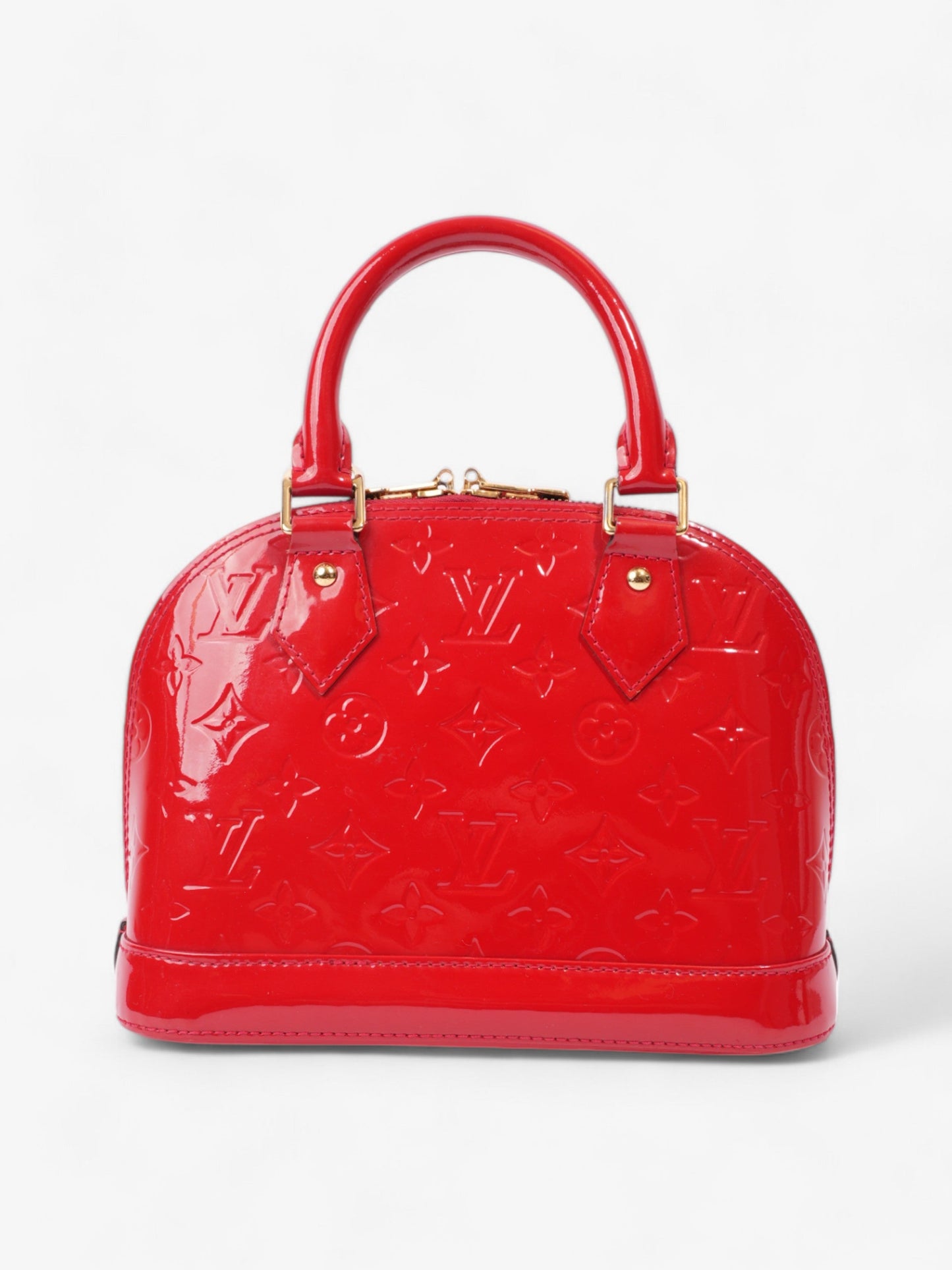Louis Vuitton Alma Red Vernis Leather BB