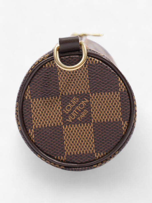 Louis Vuitton Papillon Pouch - No Strap Damier Ebene Coated Canvas Mini
