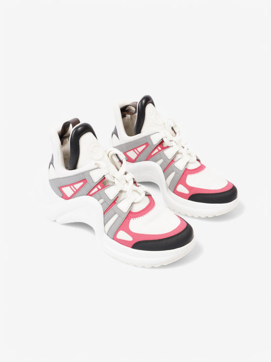 Louis Vuitton Archlight White / Pink / Grey Mesh EU 37.5 UK 4.5
