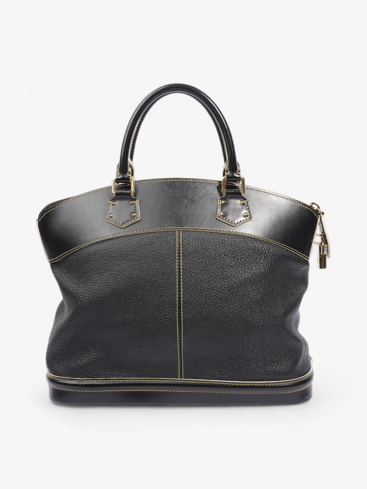 Louis Vuitton Lockit Black / Yellow Calfskin Leather PM