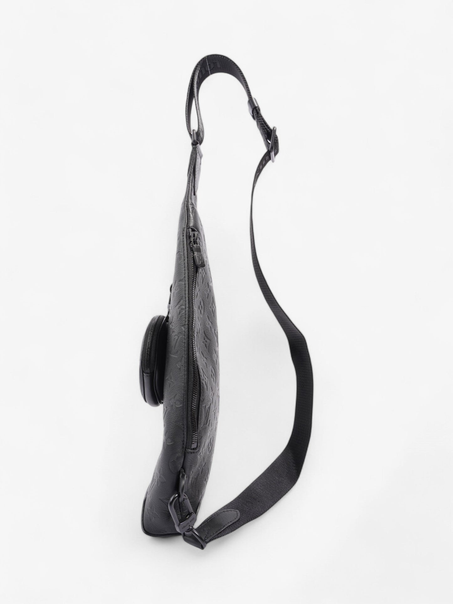 Louis Vuitton Duo Slingback Monogram Shadow Calfskin Leather
