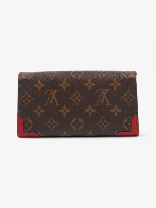 Louis Vuitton Sarah Wallet Monogram / Red Coated Canvas