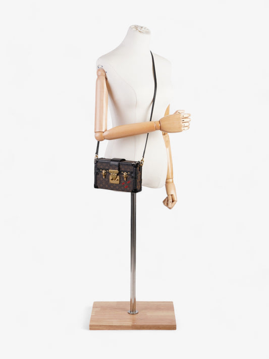 Louis Vuitton Petite Malle Bag Monogram / Black Coated Canvas