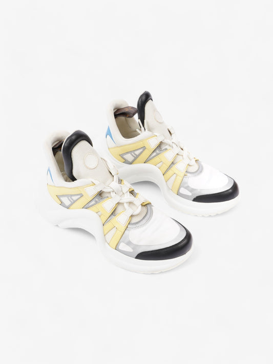 Louis Vuitton Archlight Sneakers White / Yellow / Grey Mesh EU 39 UK 6