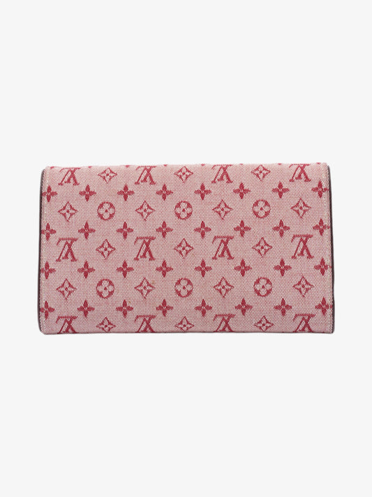 Louis Vuitton Mini Porto Tresor International Long Wallet Cerise Pink Monogram Canvas