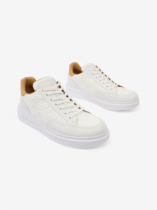 Louis Vuitton Beverley Hills White / Beige Leather EU 41.5 UK 7.5