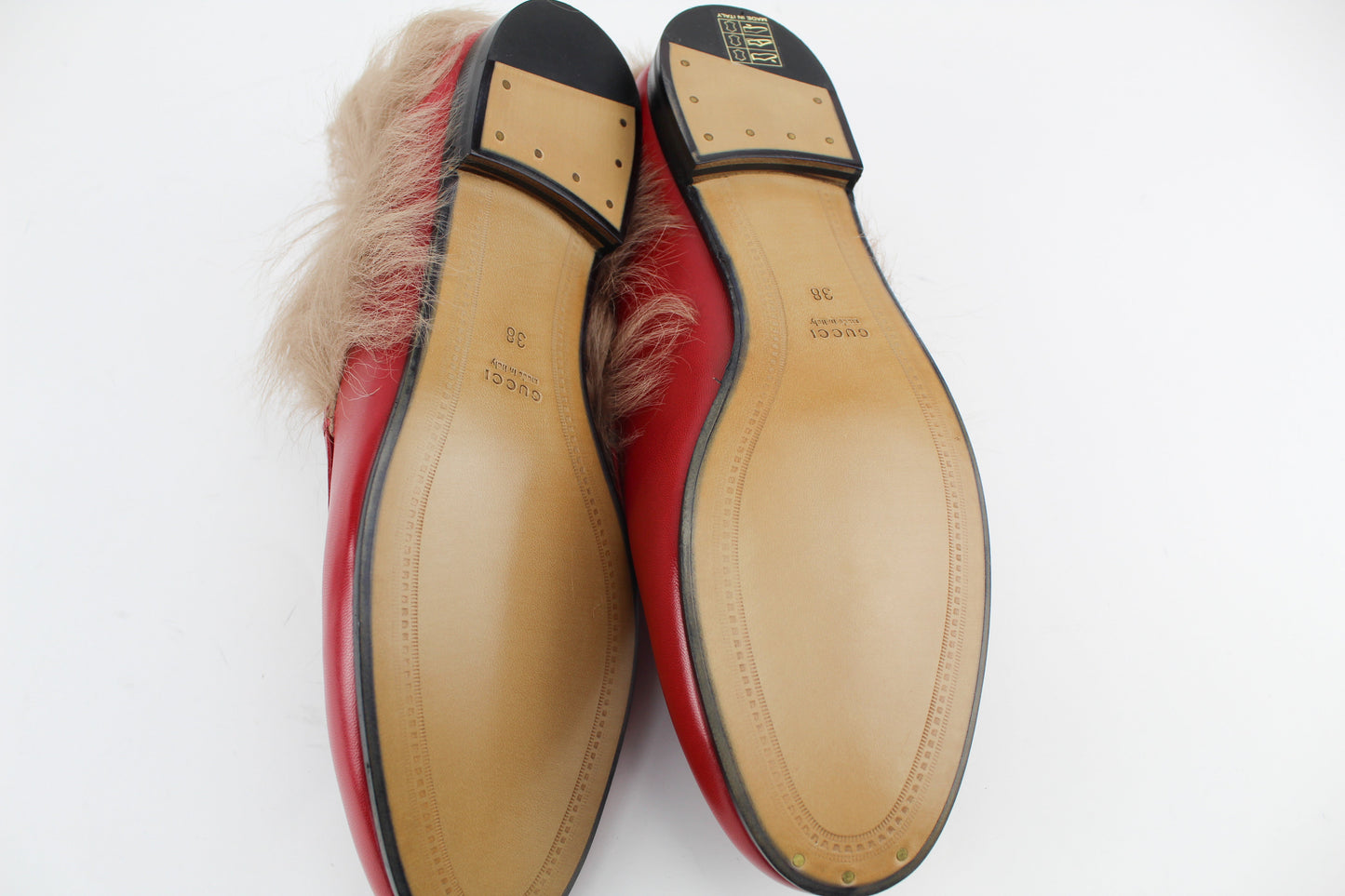 Gucci Princetown Fur loafers