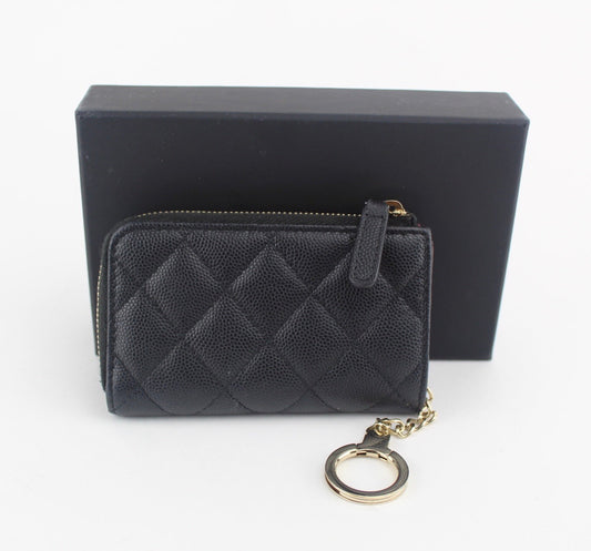 Chanel O Key Holder Mini Wallet