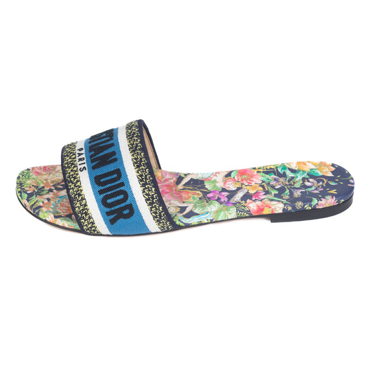 Dior dway Black Multicolor Embroidered Cotton with D-Constellation Motif