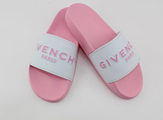 GIVENCHY PINK SLIDES