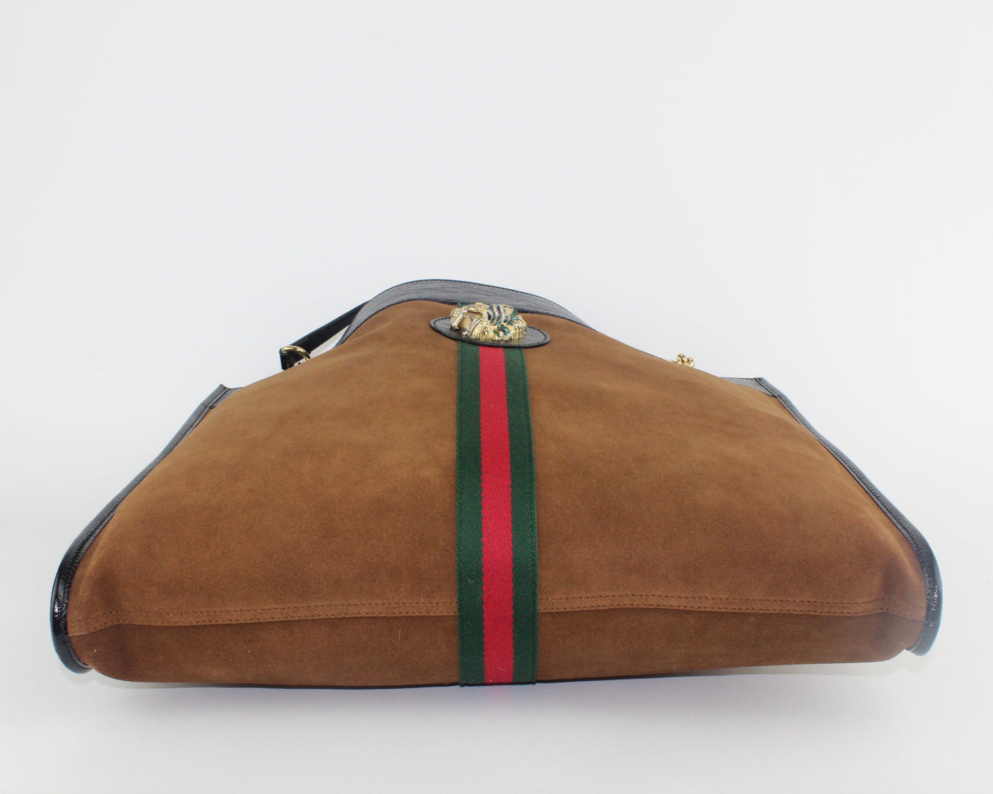 Gucci Large Rajah Suede Tote