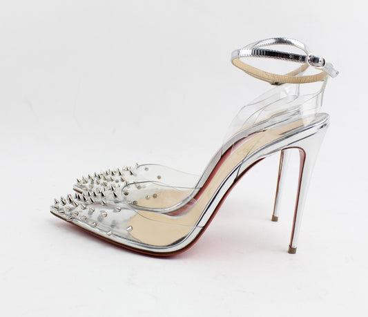CHRISTIAN LOUBOUTIN SPIKOO 100MM PVC