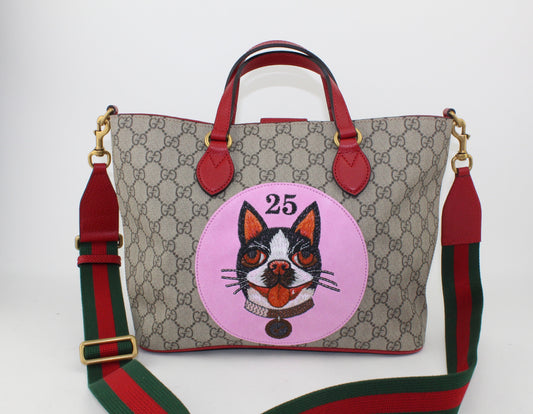 Gucci GG Supreme Bosco Canvas tote