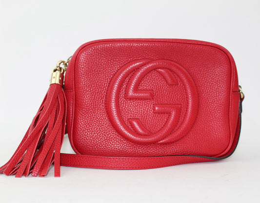 GUCCI SOHO LEATHER DISCO BAG