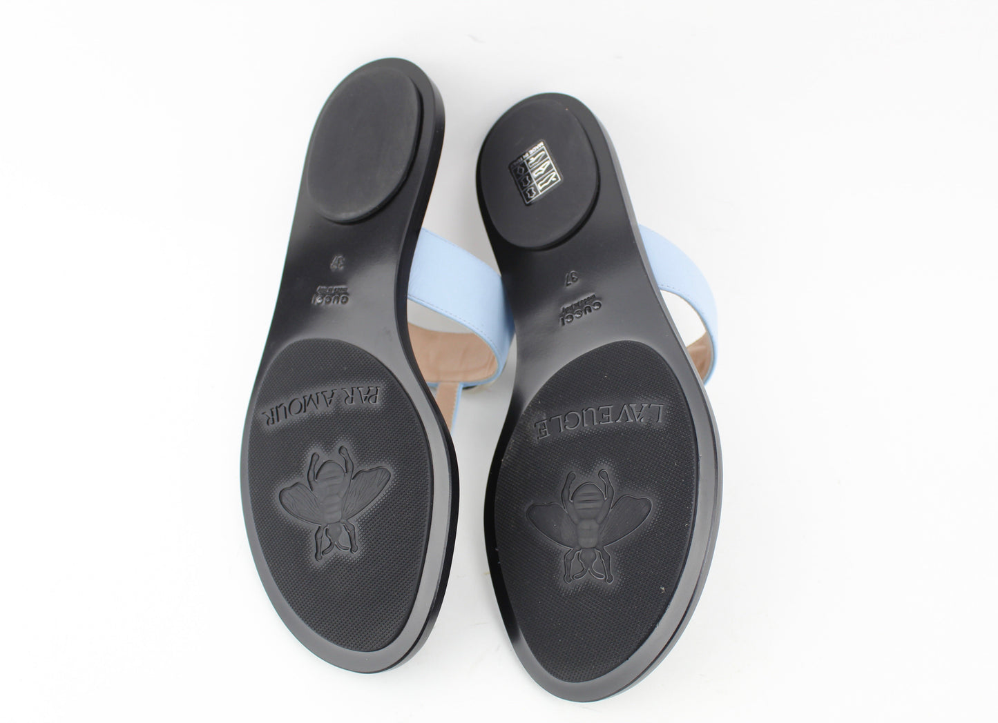 Gucci Leather Thong Sandal With Double G