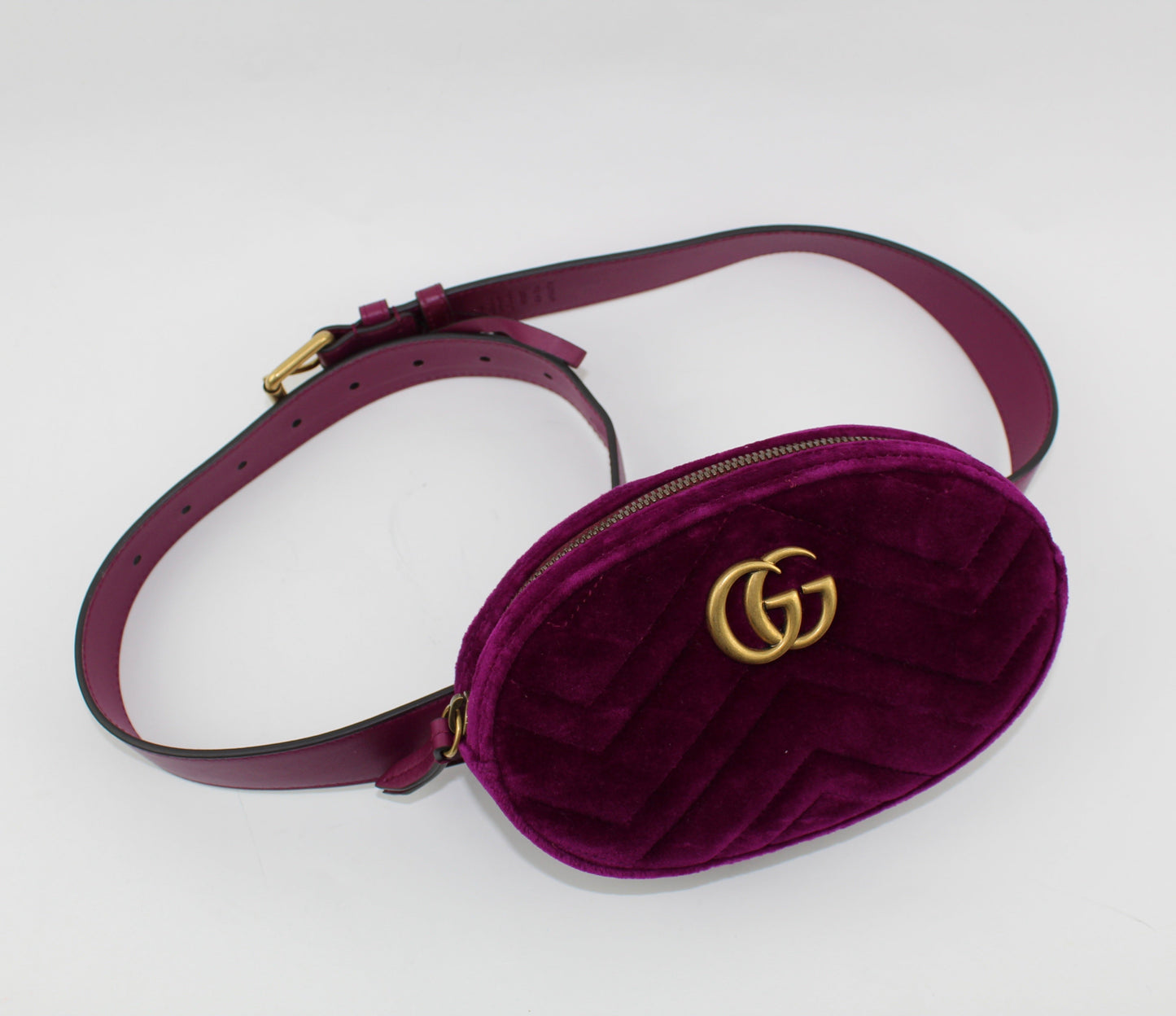 GUCCI SMALL MARMONT VELVET BELT BAG