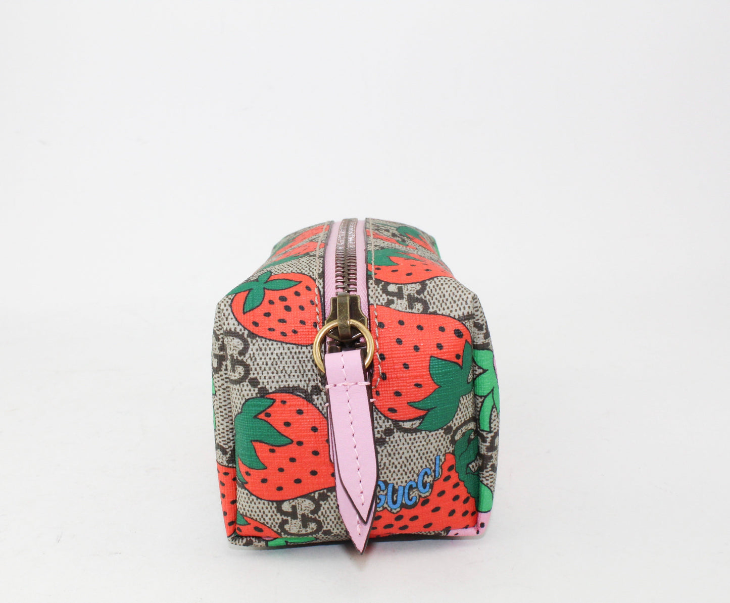 Gucci GG Strawberry Print Pouch