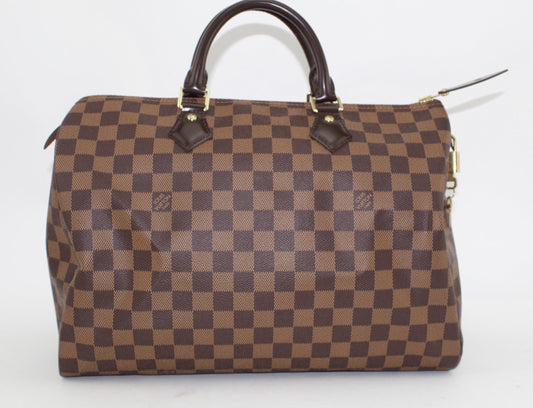 LOUIS VUITTON DAMIER EBENE SPEEDY 35