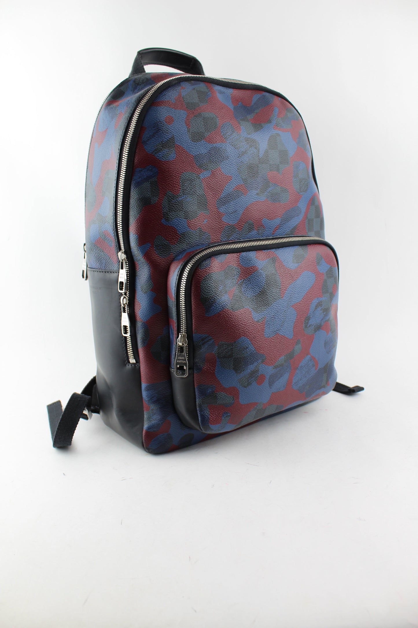 LOUIS VUITTON DAMIER COBALT CAMOUFLAGE ANDY BACKPACK BORDEAUX