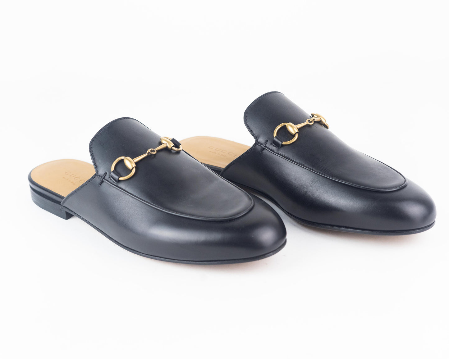 Gucci Princetown Leather Slippers