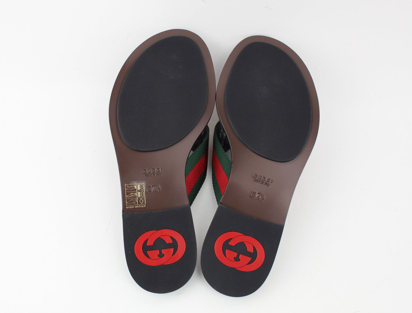Gucci GG Thong Web Sandal