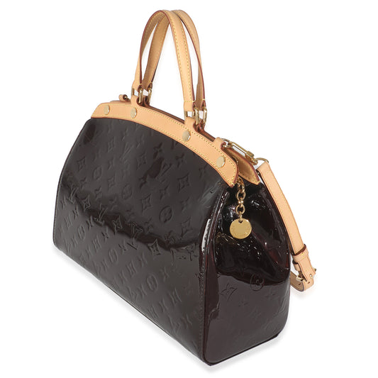 Louis Vuitton Amarante Monogram Vernis Brea GM