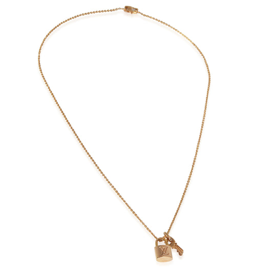Louis Vuitton Yellow Gold Lockit Pendant