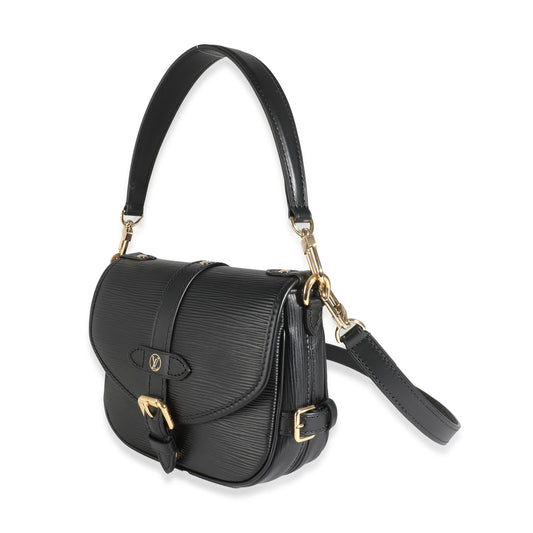 Louis Vuitton Black Epi Saumur BB