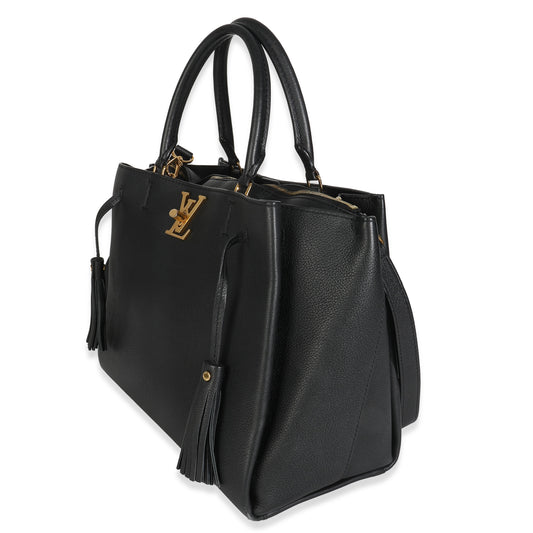 Louis Vuitton Black Calfskin Lockmeto Bag
