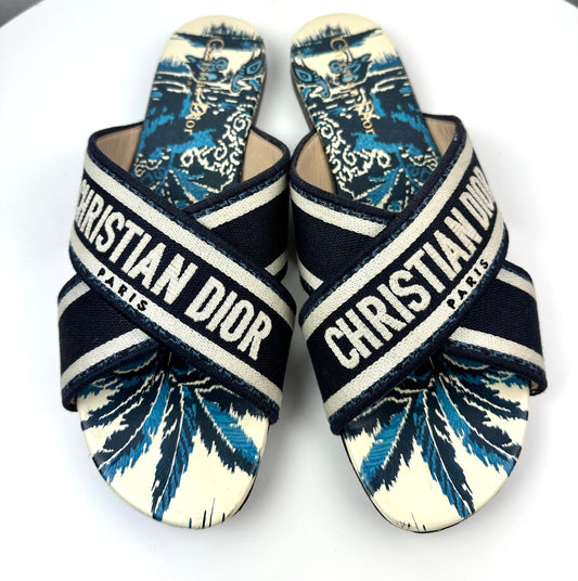 Christian Dior Criss Crossway slides size 39