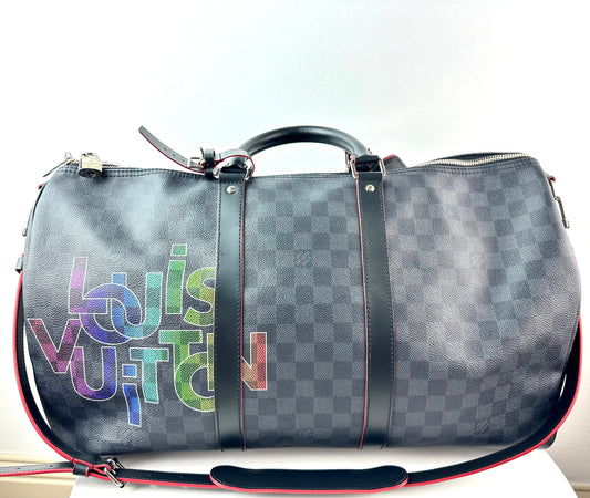 Louis Vuitton Damier Graphite Keepall Bandoulière 50