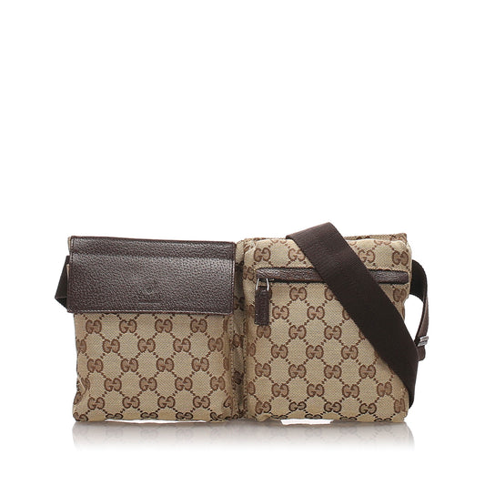 GUCCI GG CANVAS WAIST BAG
