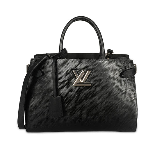 Louis Vuitton Louis Vuitton Black Epi Leather Twist Tote