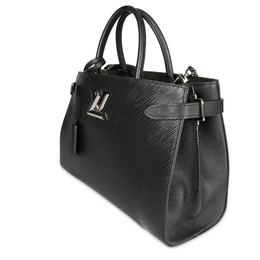 Louis Vuitton Louis Vuitton Black Epi Leather Twist Tote